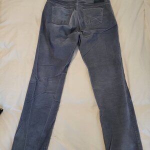 Brax Steel Blue Corduroy Trousers 38x34